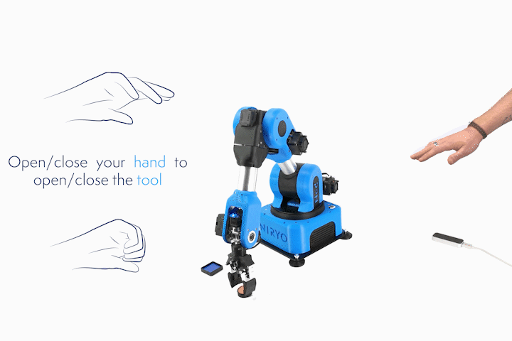 GIF robots Leapmotion to control ned by niryo